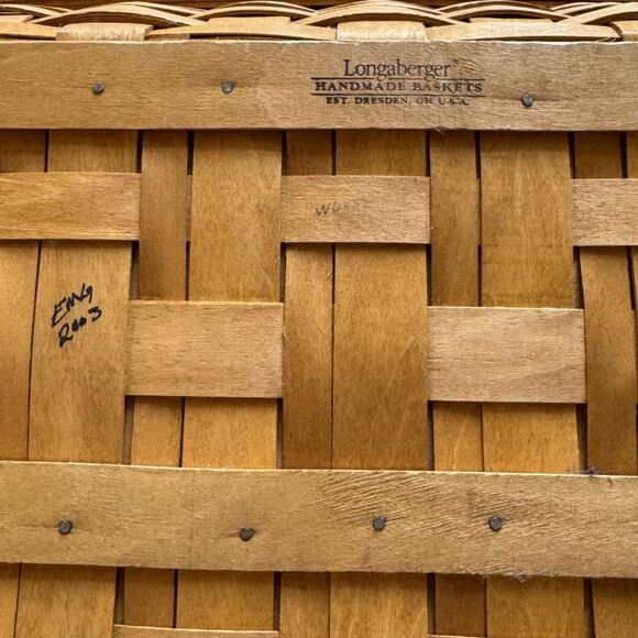 Longaberger Authentic 2003 Classic Hostess Serve-it-up Basket Combo Decor - Picture 8 of 10